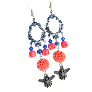 Victorian Bee Earrings